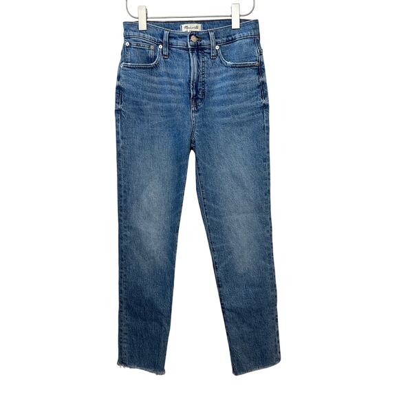 Madewell The Perfect Vintage Jean Denim Mom High Rise Tapered Leg 26 - Picture 1 of 8